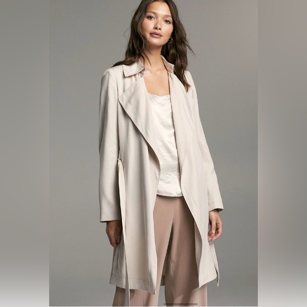 Aritzia Light Beige Trench Coat